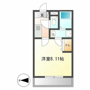 リブレア桜台【102号室】の間取り