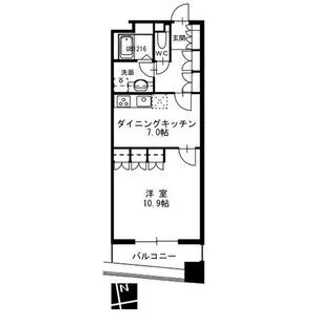 セイント橘【4階】の間取り