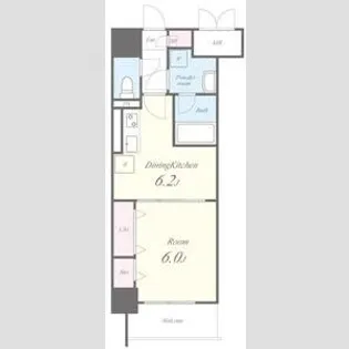 ル・ソレイユ【4階】の間取り