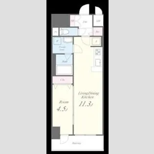 ファンファーレ黄金【502号室】の間取り
