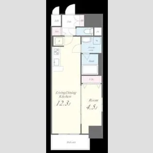 ファンファーレ黄金【501号室】の間取り