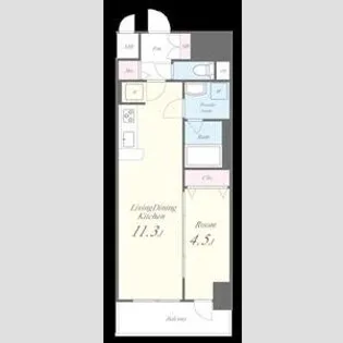 ファンファーレ黄金【303号室】の間取り