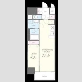 ファンファーレ黄金【305号室】の間取り