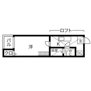 グレイス本城【101号室】の間取り