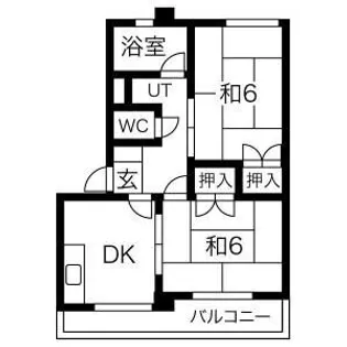メゾンほら貝【302号室】の間取り
