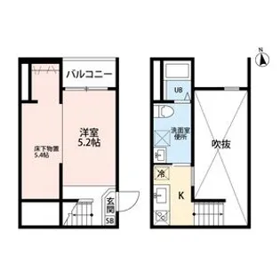 マクト鳥羽見(マクトトリバミ)【205号室】の間取り
