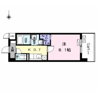 ノイグランツD【3階】の間取り