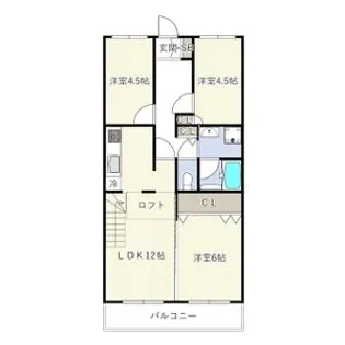 グランデフュエルーザ【302号室】の間取り