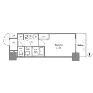 アドバンス名古屋アウリィ【4階】の間取り