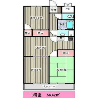 フォレスト本宮【4階】の間取り