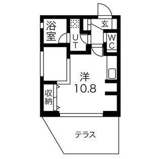Mina八事石坂【1階】の間取り