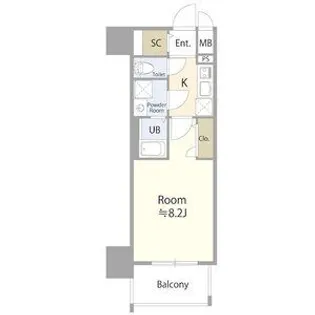 エスリード大曽根プレシャス【506号室】の間取り