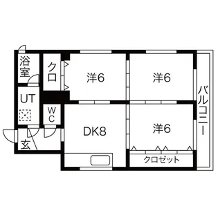コーポエリオ【2階】の間取り