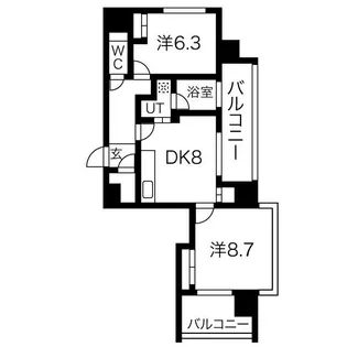 さくらHills NAGOYA WEST【10階】の間取り