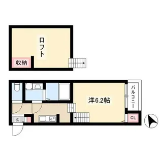 Verde新守西【204号室】の間取り