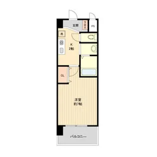 パークフラッツ金山【9階】の間取り