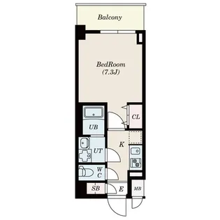 S-RESIDENCE志賀本通North【2階】の間取り