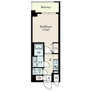 S-RESIDENCE志賀本通North【605号室】の間取り