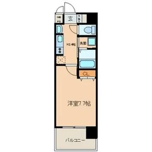 ブルームライフ黒川【3階】の間取り