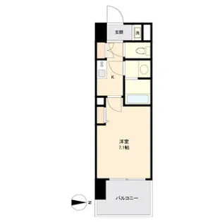 LA DOUCEUR山王【0813号室】の間取り