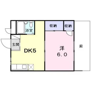 コスモハイツ【1階】の間取り