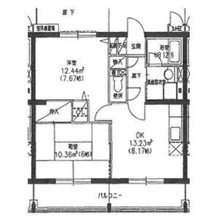パークスクエア21【4階】の間取り