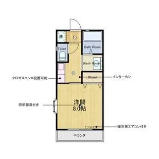 ハイム船橋A棟【202号室】の間取り