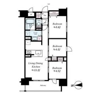 プレサンスロジェ上前津駅前【803号室号室】の間取り