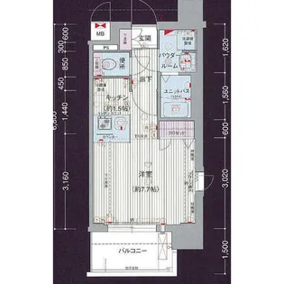 プレサンス名古屋STATIONアライブ【9階】の間取り