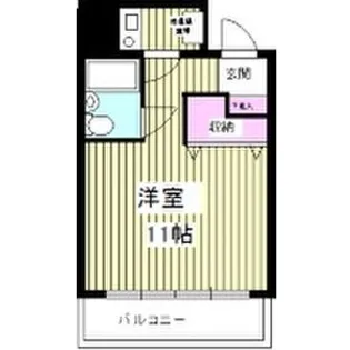 ラフィネ新栄【1201(北館)号室】の間取り