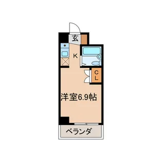 ピボットヴァンベール【312号室】の間取り