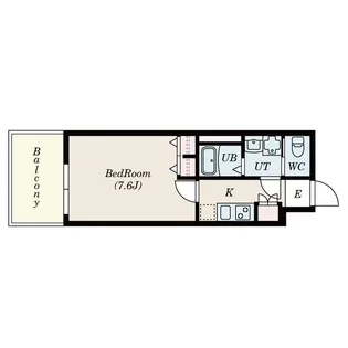 S-RESIDENCE堀田【5階】の間取り