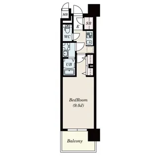 S-RESIDENCE本郷Ⅱ【4階】の間取り