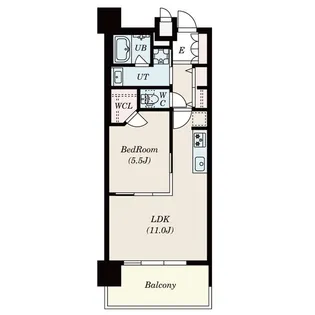 S-RESIDENCE本郷Ⅱ【6階】の間取り