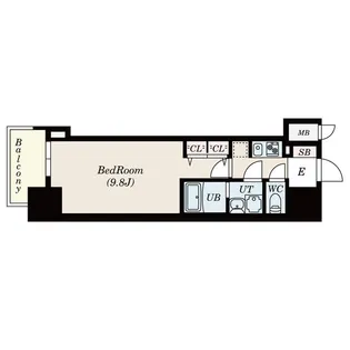 S-RESIDENCE大曽根駅前【13階】の間取り