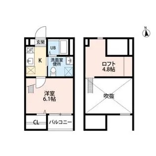 reve野並【2階】の間取り