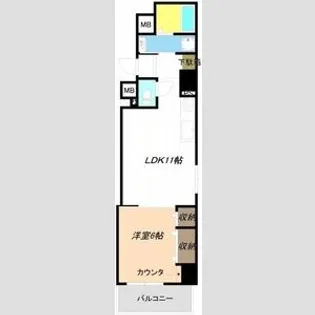ボワドブローニュ【2階】の間取り