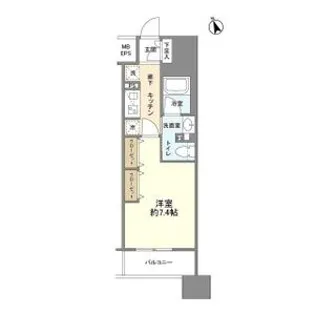 フレールコート東別院【0104号室】の間取り