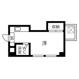 天野ビル【201号室】の間取り
