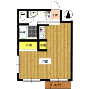 グランコール本山【35号室】の間取り