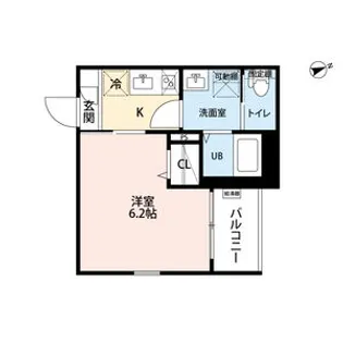 robot home 鶴里(ロボットホームツル【201号室】の間取り