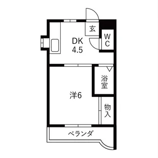 グリーンハイツS【303号室】の間取り