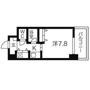 AXIS桜通内山【3階】の間取り