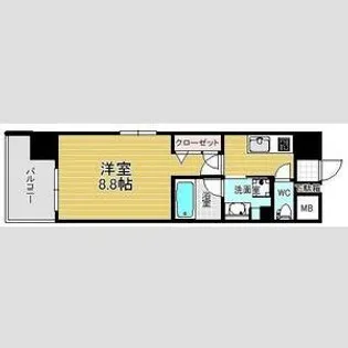エスペランサ上前津【6階】の間取り