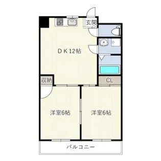 大昂ビル1【803号室】の間取り