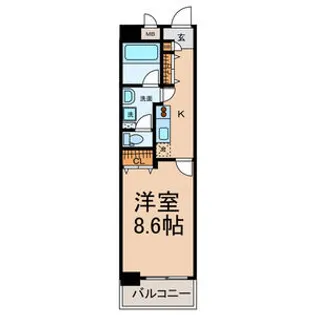 Enchante 泉【6階】の間取り