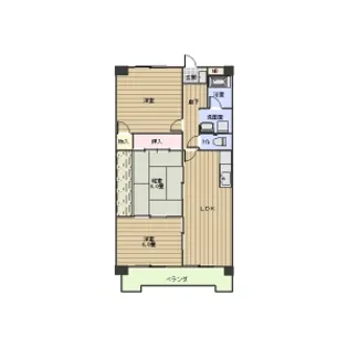 ハイムビーオール II【6階】の間取り