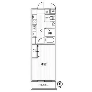 A・City名港【5階】の間取り