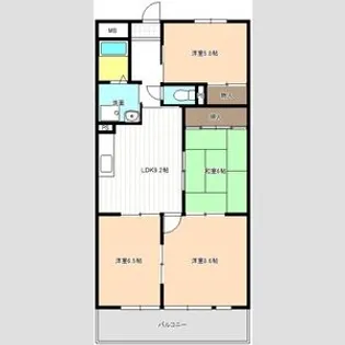 グランドステージNAKANO【2階】の間取り