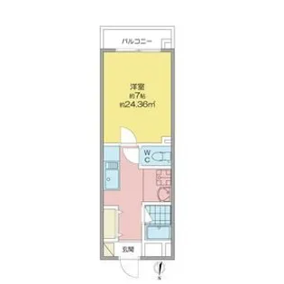 コーポラスヤスイ【3階】の間取り